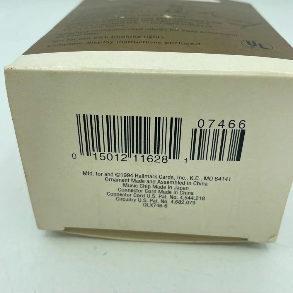 1994 Hallmark Baby’s First Christmas Ornament Lights Music Magic Squirrels - Picture 12 of 12